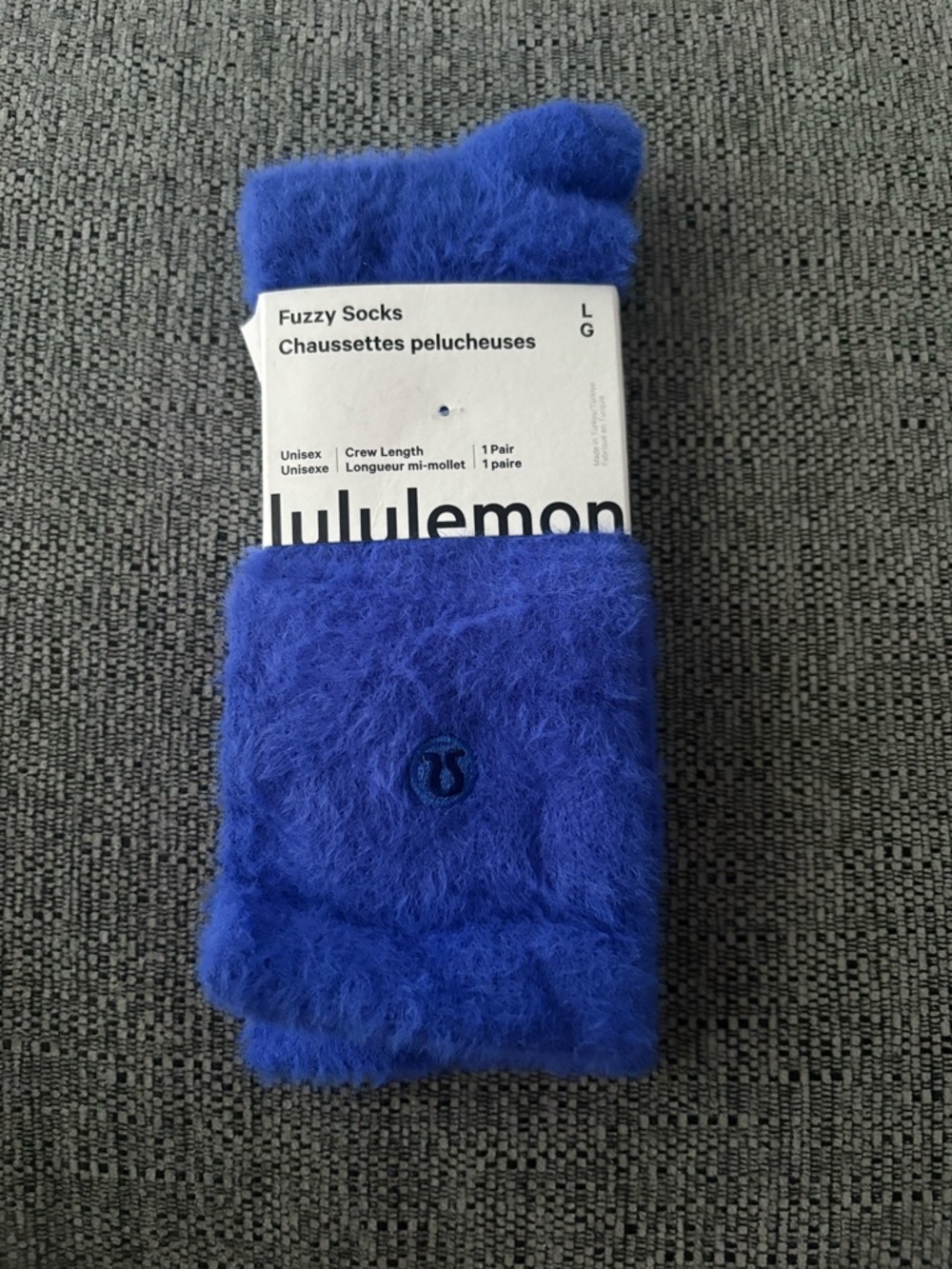 NWT Lululemon  Fuzzy Socks  - size large